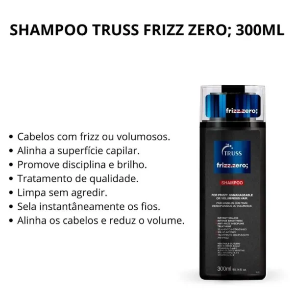 TRUSS SHAMPOO FRIZZ ZERO 300ML