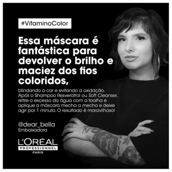 LOREAL MÁSCARA VITAMINO COLOR 500G