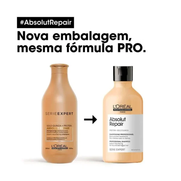 LOREAL SHAMPOO ABSOLUT REPAIR 300ML