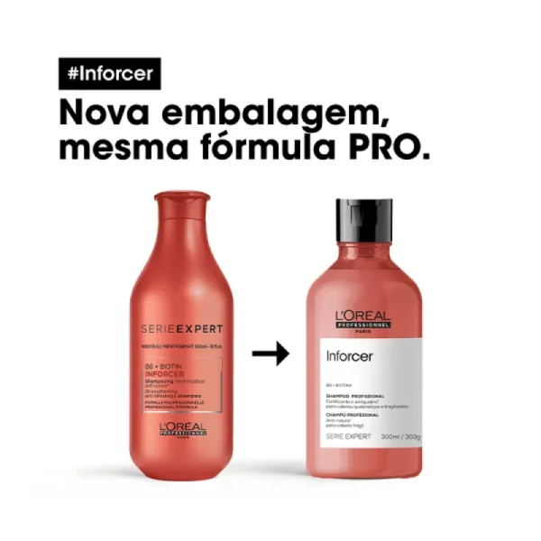 LOREAL SHAMPOO INFORCER 300ML - Imagem 3